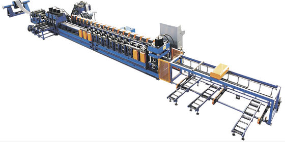 500 - 6000mm Mesin Bending Saluran C Saluran Membuat Mesin Unistrut Roll Forming