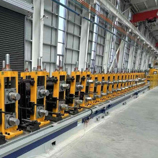 Beli Streamline Cutting Steel Tube Making Machine 50Hz 220V Mesin Membentuk Tabung Otomatis online manufacture