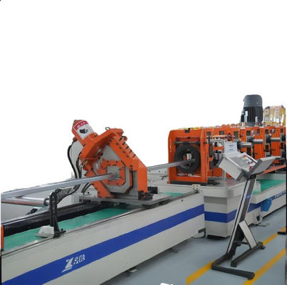 Beli Mesin Pembentuk Rak Bracket Otomatis 6000mm Mesin Pembentuk Dingin Energi Surya online manufacture